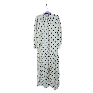 Christy Lynn Elegant Polka Dot Maxi Dress Size S